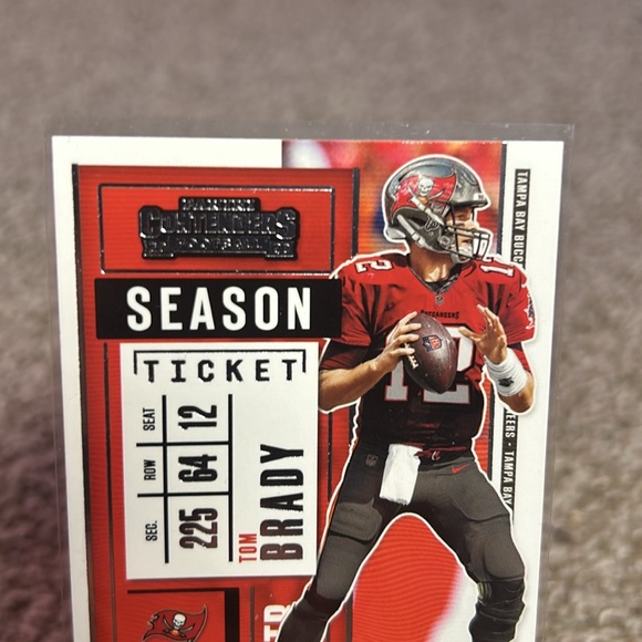 Tom Brady NFL Panini Contenders #12 Tampa Bay Buccaneers Football Card - Picture 3 of 4